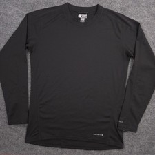 Carhartt Force Base Layer Thermal Shirt Mens L Black Lightweight Stretch Grid picture