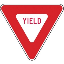 LYLE R1-2-12HA Yield Traffic Sign,12