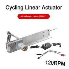 DC24V Adjustable Stroke 150MM 120RPM Cycling Reciprocating Linear Actuator Motor picture