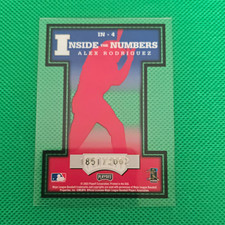 Playoff 2003 Playoff Prestige Inside the Numbers Alex Rodriguez IN-4 /2002 picture