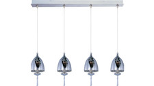 ET2 Contemporary 4-light linear pendant E94926-11SN Minx collection picture