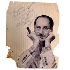 GROUCHO MARX Autograph Signature Original Inscribed DeSoto Car Auto Salesman Vtg picture