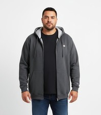Champion Men’s Big & Tall  Full-Zip Fleece Hoodie Granite Heather Gray NWT picture