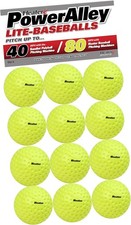 Heater [12 Pack] Sports PowerAlley 80 MPH Lite Balls & Trend Sports Sandlot picture