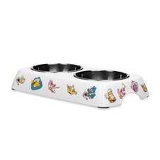 Pokemon Playful Partners Double Pet Bowls - SIZE LARGE Pokemon Center Exclusive picture