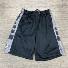 Nike Providence Friars Elite Stripe Shorts Medium Black White Swoosh NCAA Mens picture