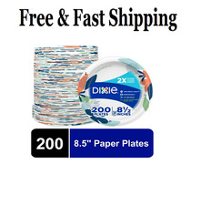 Dixie Everyday Disposable Paper Plates, 8.5