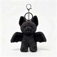 Gothic Bat Plush Keychain Cute Vampire Stuffed Animal Bag Charm Backpack Gift picture
