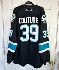 San Jose Sharks Couture #39 Jersey By Reebok/CCM Canada w/Fight Strap-XXXL (56) picture