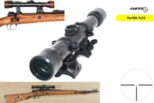 WWII  Mauser Kar98k K98 98K Rifle Scope with High Mount K98 German Reticle 8x32 picture