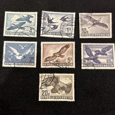 AUSTRIA Scott # C54 - C60, USED / VF - 