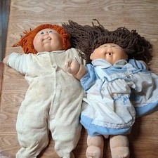 2 Cabbage Patch Kids Hm5 84,85 Smoke Free Great Vintage KT,OK picture