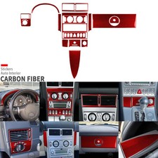 14Pcs Red Carbon Fiber Full Interior Trim Kits For Chrysler Crossfire 2003-2008 picture