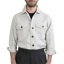 The Armoury by Ascot Chang Neppy Cotton Overshirt 17 picture