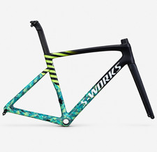 Specialized S-Works Carbon Road Bike Frame & Fork 700C Black/Blue/Green picture