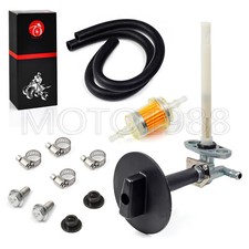Fuel Valve Petcock & Lever Screw For Honda Recon 250 TRX250 1997-2014 picture