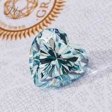 3~12mm Heart Shape Moissanite Excellent Cut VVS Loose Gemstones With Certificate picture