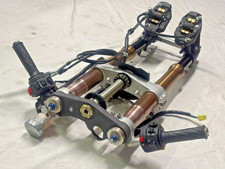 2007 2008 07 08 SUZUKI GSXR 1000 FRONT FORKS SUSPENSION HANDLEBARS TRIPLE *NICE* picture