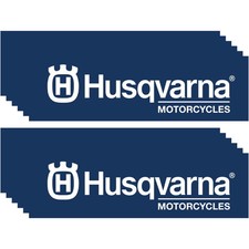 D'COR Visuals Husqvarna Decal - 10 Pack - 6in  40-70-107 picture