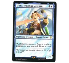 O'aka, Traveling Merchant 39 R Surge Foil FIC MTG NM FINAL FANTASY (Commander) picture
