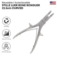 Stille Luer Bone Ronguer 22.5 cm Curved Stainless Steel Surgical Instruments picture