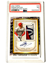 2021 Topps #17 Shohei Ohtani Through the Years     SGC 7 picture