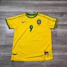 Nike Brazil 1998 Reissue Soccer Jersey Size L picture
