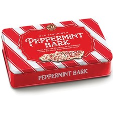 Handmade Layered Dark and White Chocolate Peppermint Bark picture