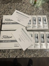 Titleist EXP 01 Golf Ball Limited Experimental Ball RARE Pro V1 V1X 2 dozen picture