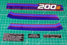 1984 84' ATC 200s Rear Fender 6pc autocollant Graphic decal stickers trike picture