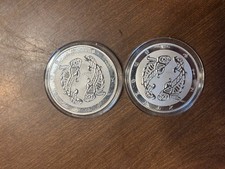 Tokelau 2024 1 oz Silver $5 Zodiac Series Pisces Round - only 1 picture