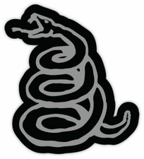 Metallica snake sticker decal 4