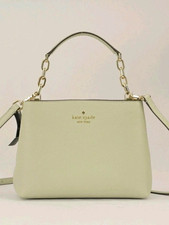 kate spade new york Aubrey Pebbled Leather Medium Satchel Sage Handbag - NWT picture