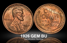 1926 Lincoln Wheat Cent Scarce High Grade Luster Unc. Gem BU P42430441 picture
