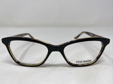 Steve Madden CHERYLL BLACK LAMINATE 50-17-135 Full Rim Eyeglasses Frame AH64 picture