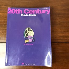 The 20th Century Movie Music Hal Leonard Piano Vocal Guitar Book 67 Songs picture