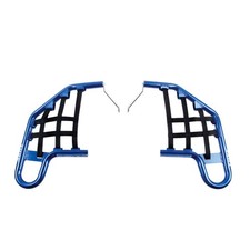 Tusk Comp Series Nerf Bars Blue With Black Webbing For Yamaha YFZ 450 picture