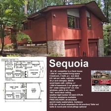 The Sequoia, wood shell Kit Lumber batch. FREE Del. Continental USA picture