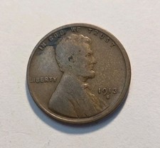 1913 S Lincoln Wheat Cent picture