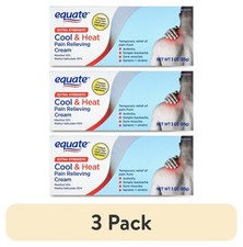 (3 Pack) Equate Extra Strength Cool & Heat Pain Relieving Cream Menthol 10% Meth picture