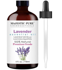 MAJESTIC PURE Lavender Essential Oil with Glass Dropper | 100% Pure and Natural picture