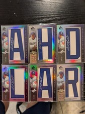 Lot Of (6) RPA 2007 SP Authentic By The Letter Signatures Andy LaRoche /50 LAD picture