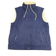 Vintage Eddie Bauer Outdoor Utility Vest Blue, Large picture