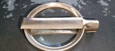 1900s Antique Germany Pocket Folding Magnifying Glass Silver Loupe - MAKE OFFER picture