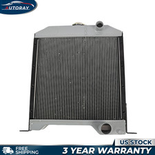 3 Row Aluminum Radiator For Case Skid Steer Loader 1840 1845C 1347609C1 picture