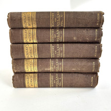 Macaulay's Complete Works Vols I - V History England 1885 Vtg Book Lot 5 Decor picture