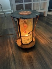 Rare Vintage Lighted Geisha figure Lamp box Japanese 9
