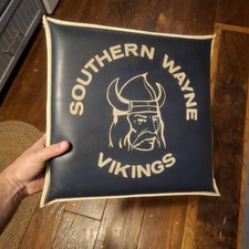 Vintage Southern Wayne High School OLIVE DUDLEY NC Stadium Bleacher Seat Cushion picture