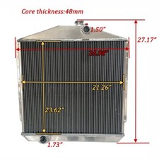 3Rows Radiator fits 1954-1956 Oldsmobile 88,98, Starfire Super 88 V8 Classic car picture