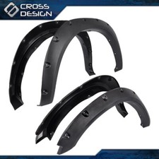 4PCS Fender Flares Pocket Rivet Bolt Style Fits Dodge Ram 1500 Black 2009-2023 picture